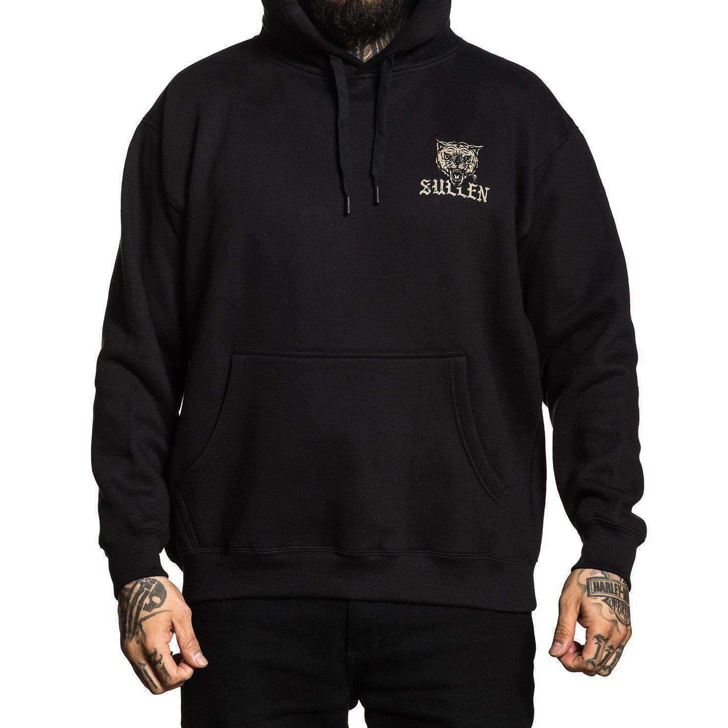 Big Bad Wolves Mens Zipped Hoodie-Mens Jumpers, Hoodies & Long Sleeves-Scarlett Dawn
