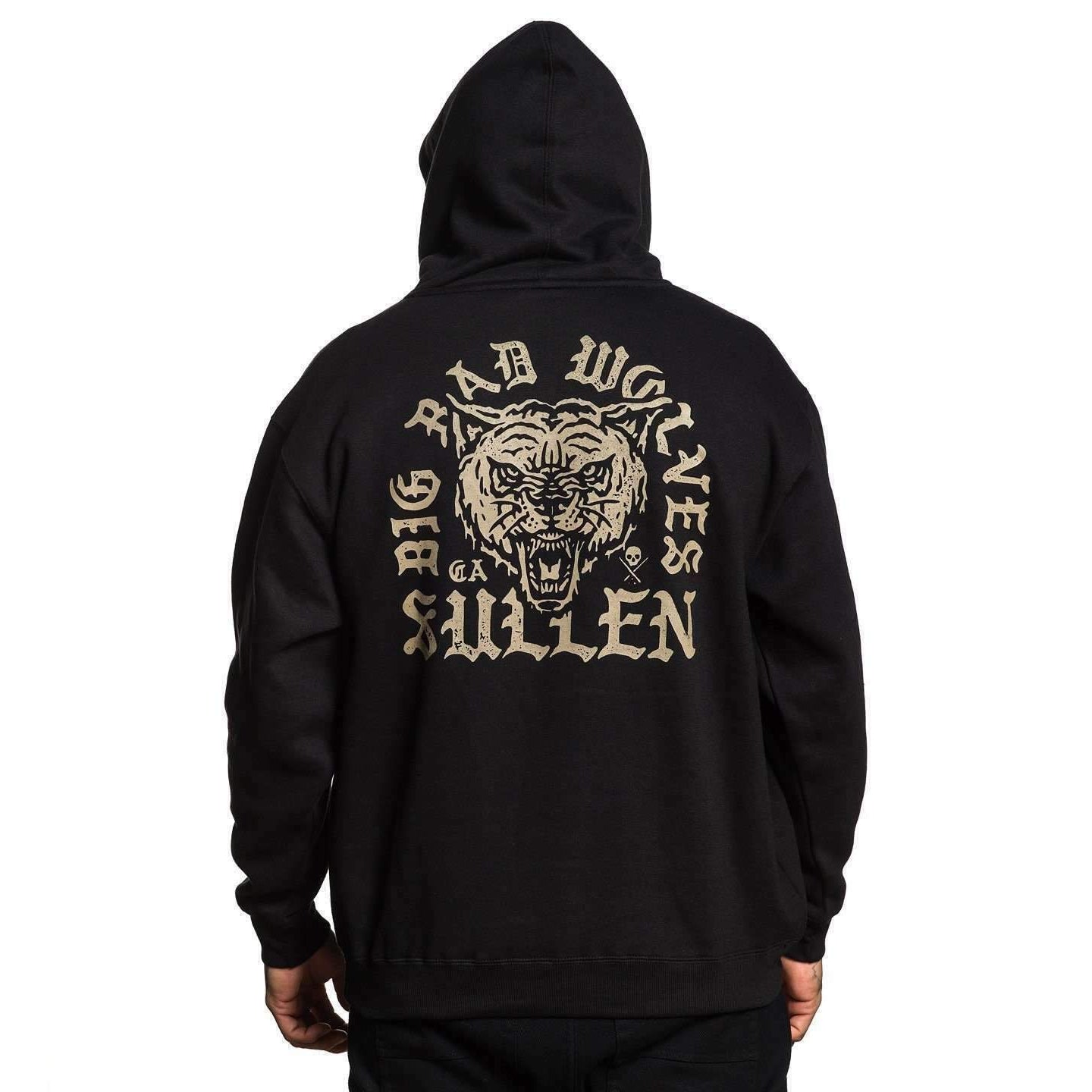 Big Bad Wolves Mens Zipped Hoodie-Mens Jumpers, Hoodies & Long Sleeves-Scarlett Dawn