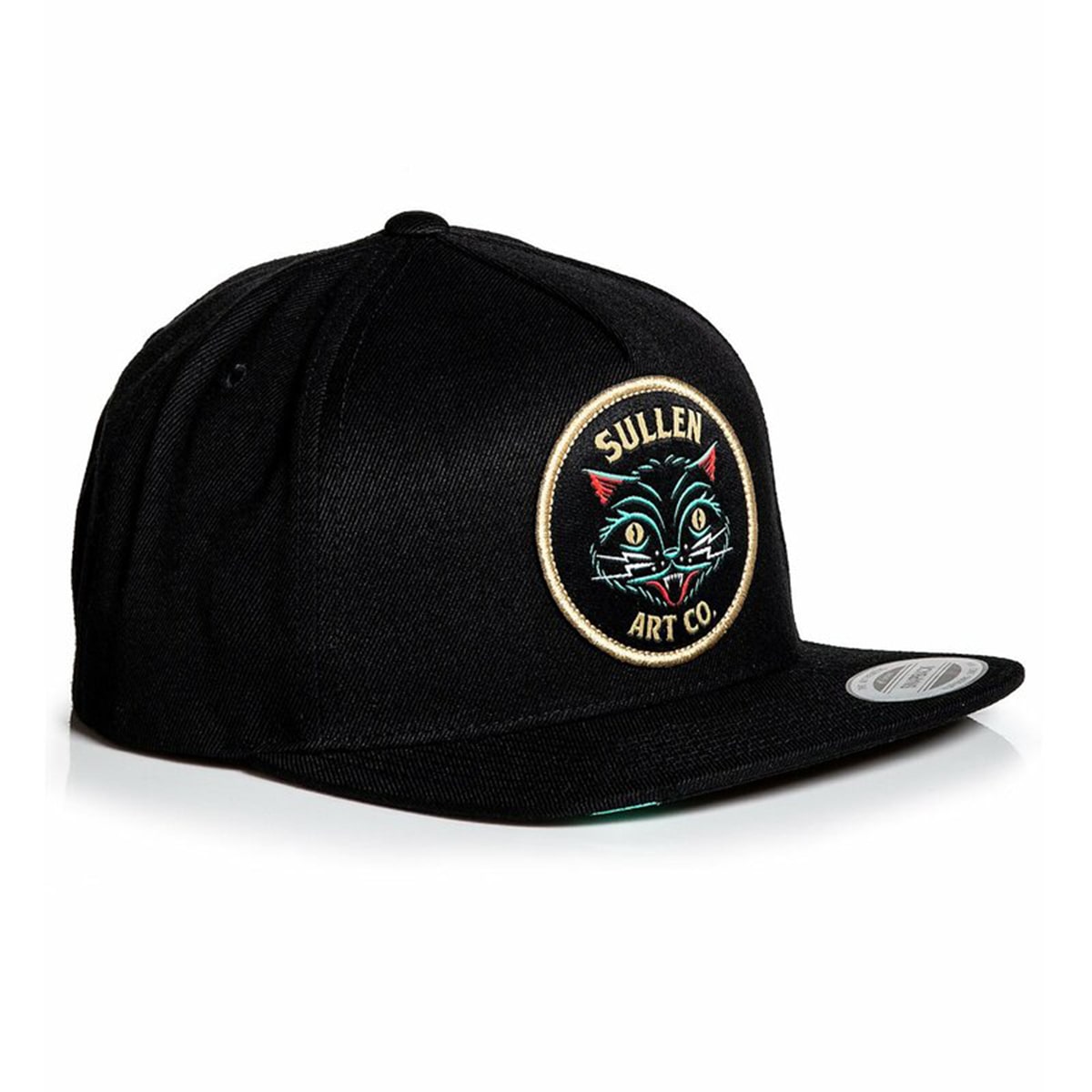 Black Cat Snapback Cap-Mens Beanies, Hats &amp; Snapback Caps-Scarlett Dawn