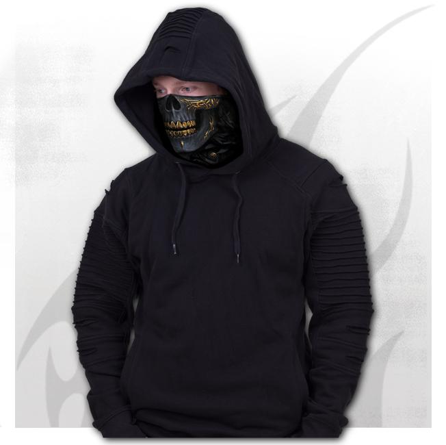 Black Gold Face Wrap-Bandanas & Face Wraps-Scarlett Dawn