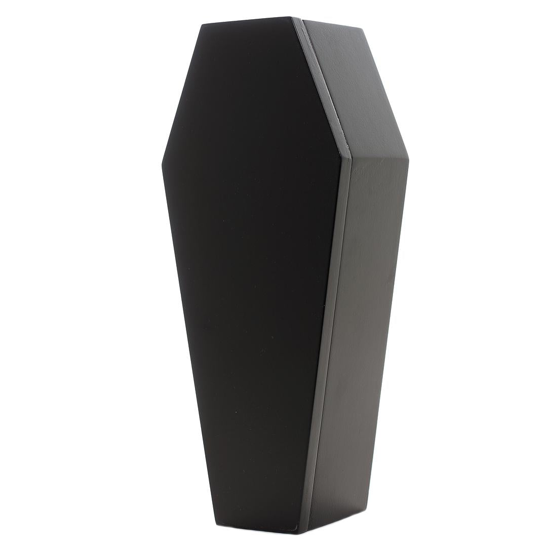 Black/Leopard Coffin Jewellery Box-Jewellery Boxes-Scarlett Dawn