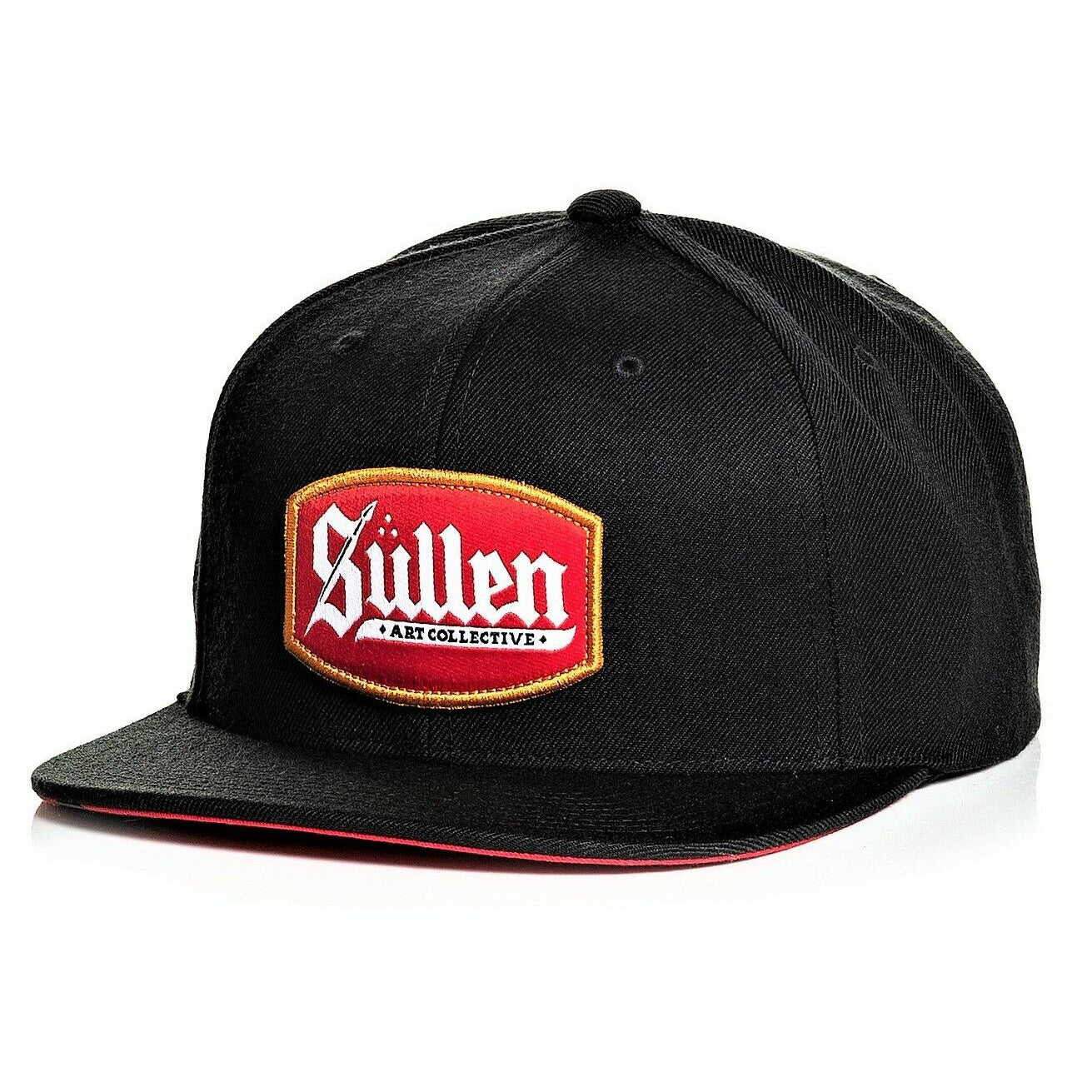 Blaq Letter Black Red Snapback Cap-Mens Beanies, Hats & Snapback Caps-Scarlett Dawn