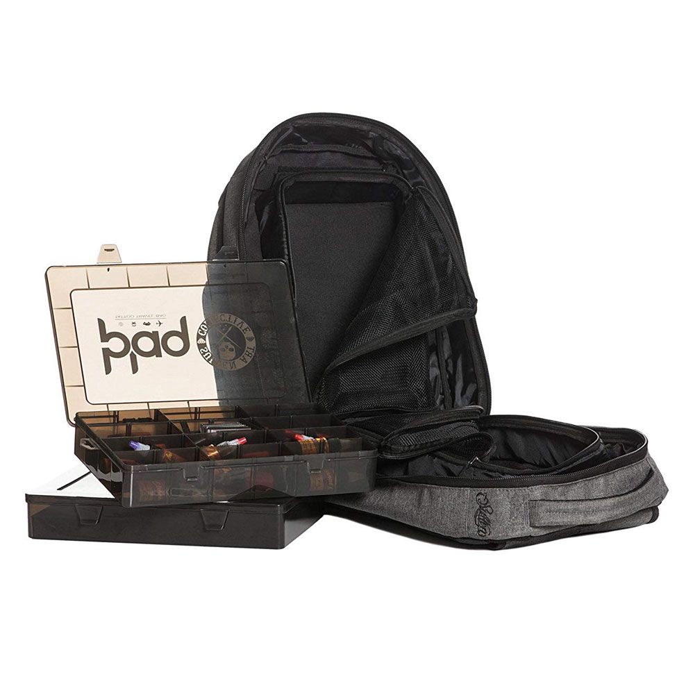 BLAQ PAQ Drone Globe Edition Tattooist Backpack-Mens Bags &amp; Wallets-Scarlett Dawn