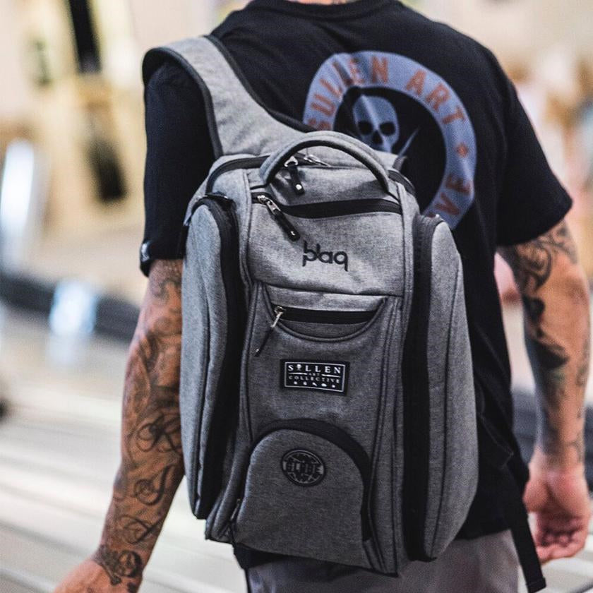 BLAQ PAQ Drone Globe Edition Tattooist Backpack-Mens Bags & Wallets-Scarlett Dawn
