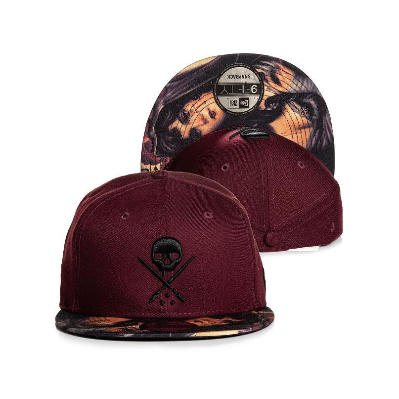 Blesa Eternal Snapback Cap-Mens Beanies, Hats & Snapback Caps-Scarlett Dawn