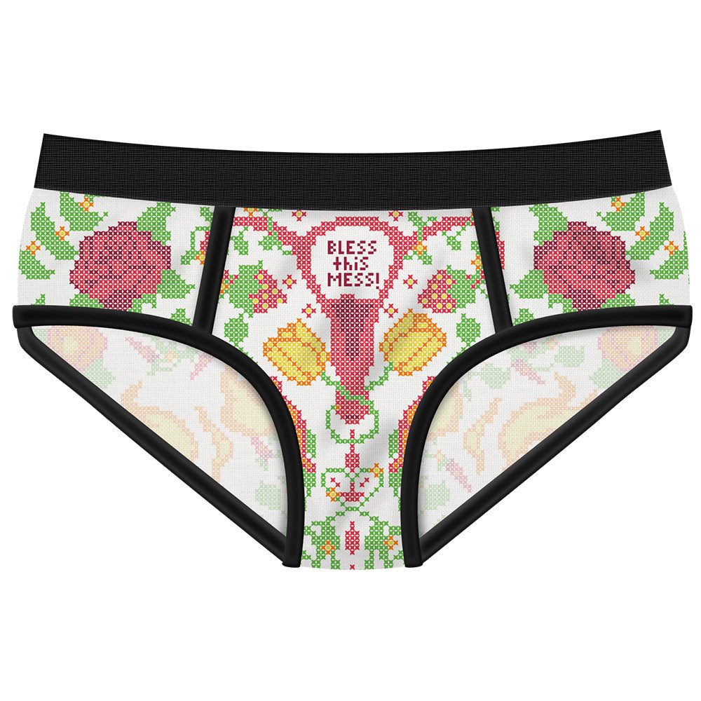 Bless This Mess Period Panties-Womens Underwear-Scarlett Dawn