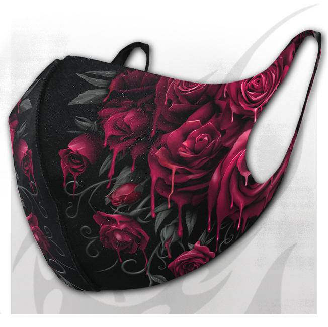 Blood Rose Face Mask-Face Masks & Wraps-Scarlett Dawn