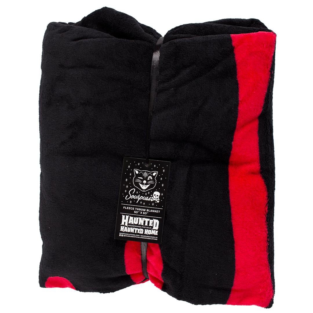 Bloody Throw Blanket-Bedding-Scarlett Dawn