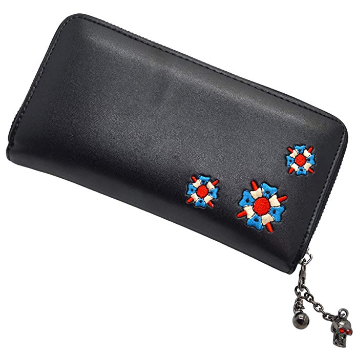 Blue Swallows Womens Wallet-Womens Handbags, Purses &amp; Wallets-Scarlett Dawn