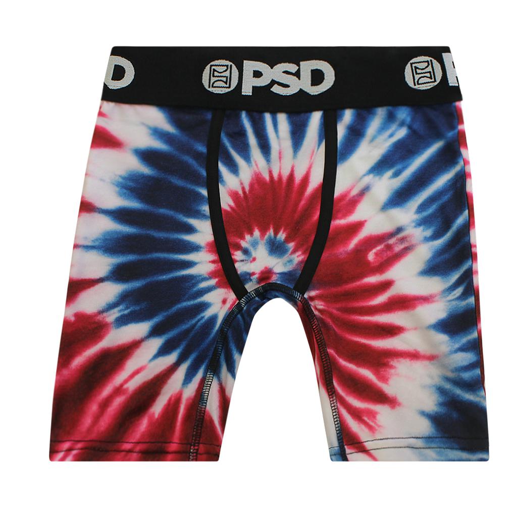 Blue Tie Dye Youth Boxer Briefs-Baby, Toddler And Kids-Scarlett Dawn