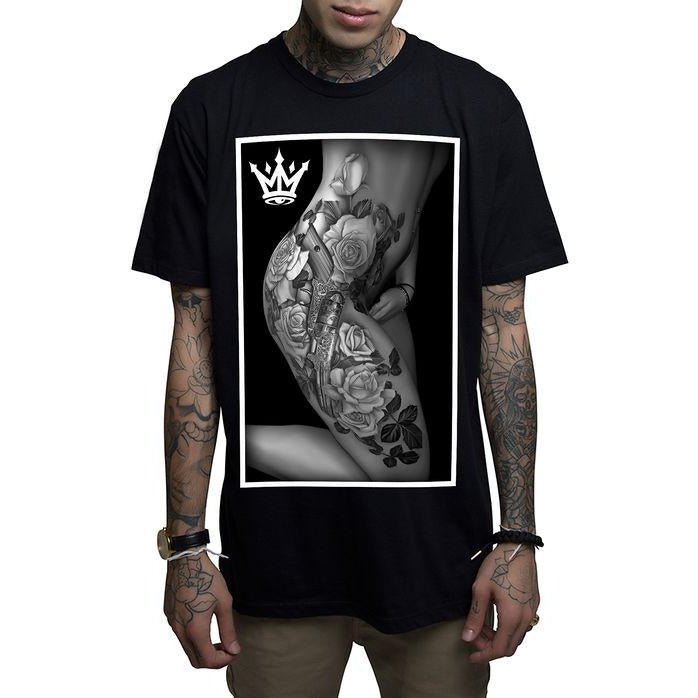 Body Art Black Mens T-Shirt-Mens T-Shirts & Tanks-Scarlett Dawn