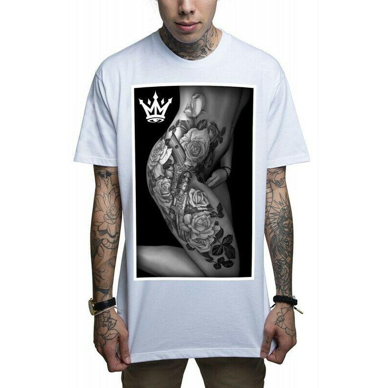 Body Art White Mens T-Shirt-Mens T-Shirts & Tanks-Scarlett Dawn