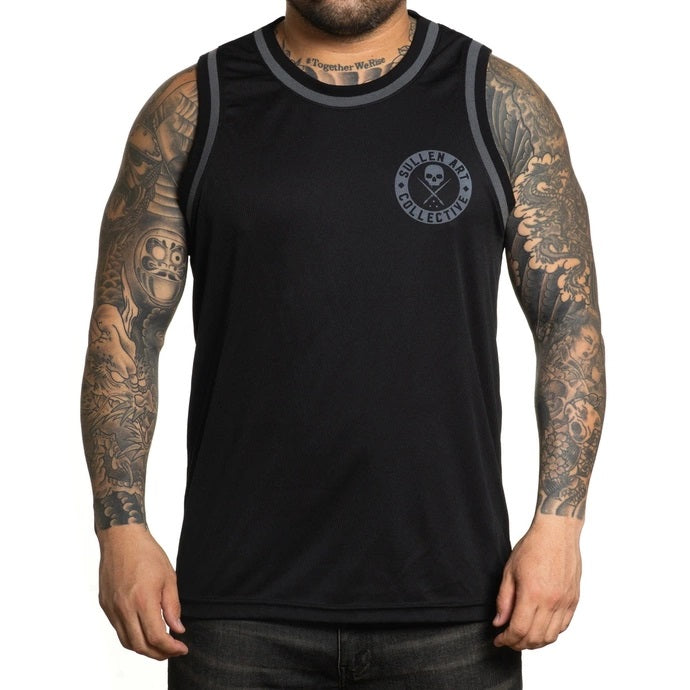 BOH Jersey Black/Grey Premium Fit Mens Tank-Mens T-Shirts &amp; Tanks-Scarlett Dawn