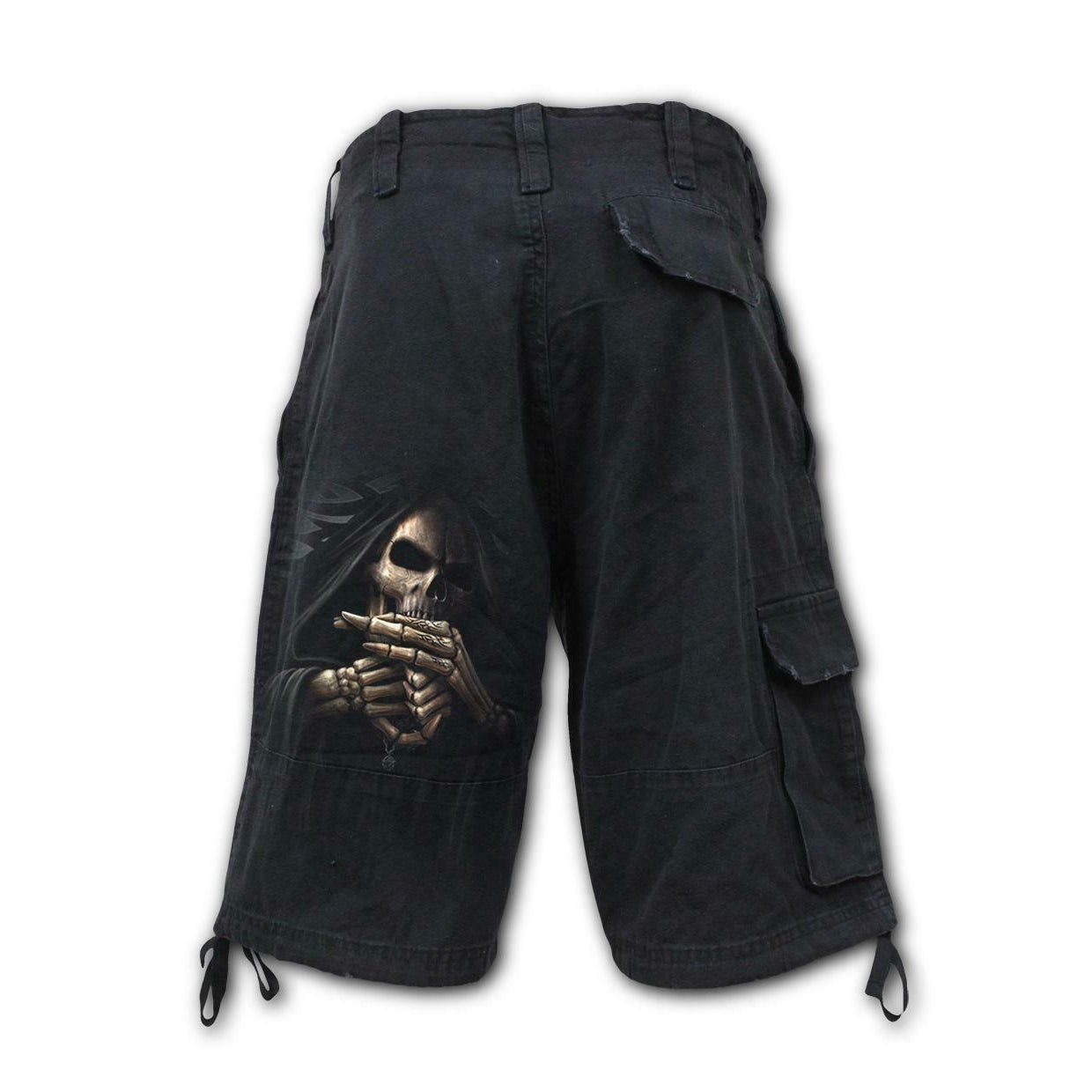 Bone Finger Mens Vintage Cargo Shorts-Mens Shorts & Pants-Scarlett Dawn