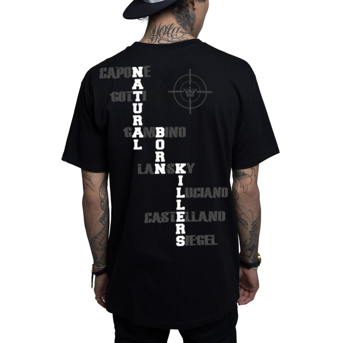 Born Killers Black Mens T-Shirt-Mens T-Shirts &amp; Tanks-Scarlett Dawn
