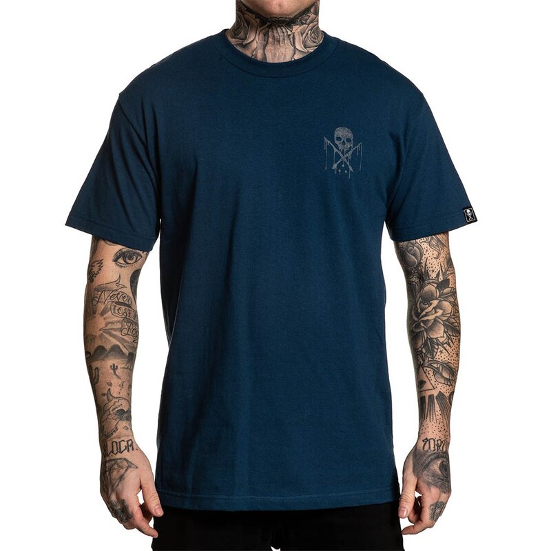 Bound By Ink Harbour Blue Standard Fit Mens T-Shirt-Mens T-Shirts & Tanks-Scarlett Dawn