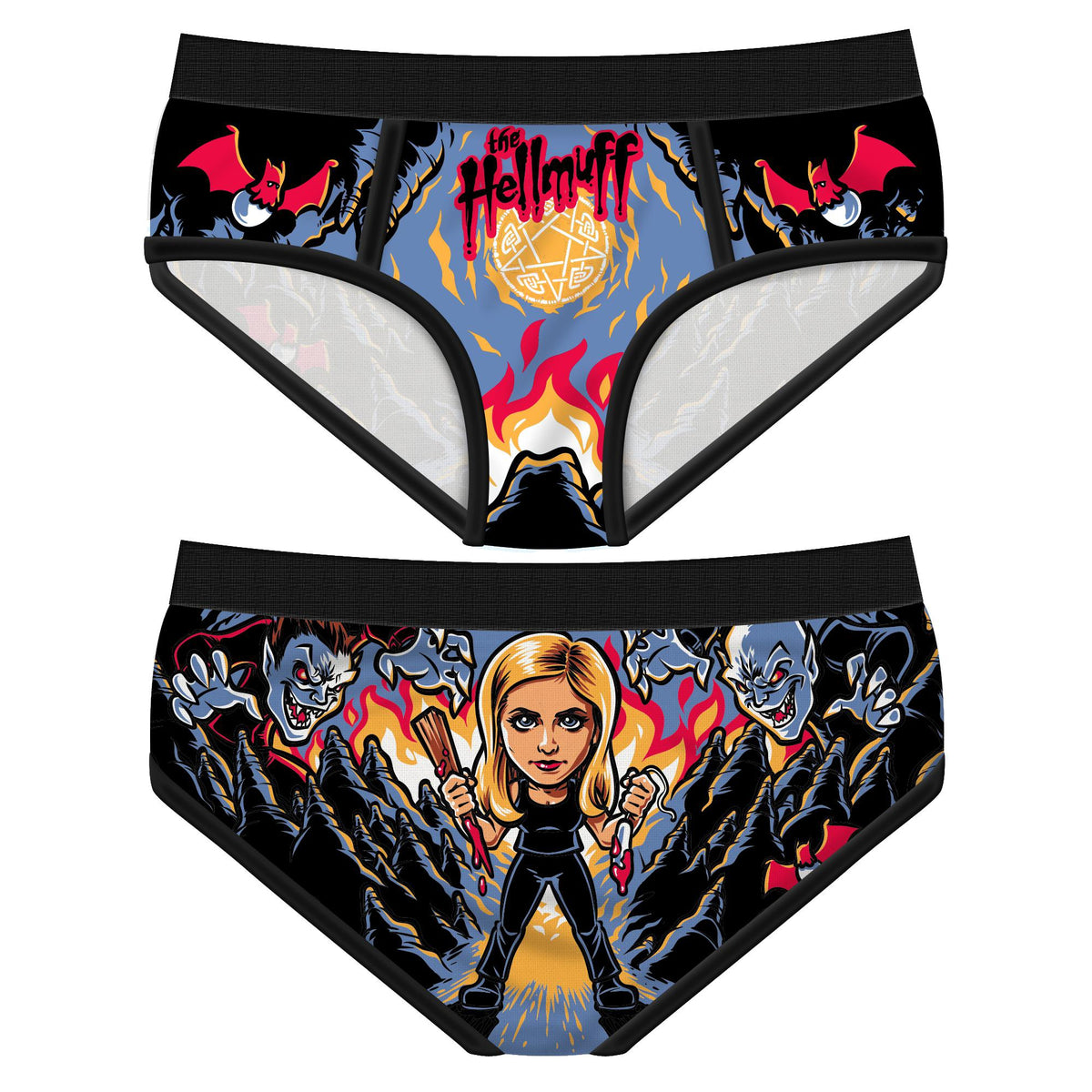 Buffy The Hellmuff Period Panties-Womens Underwear-Scarlett Dawn