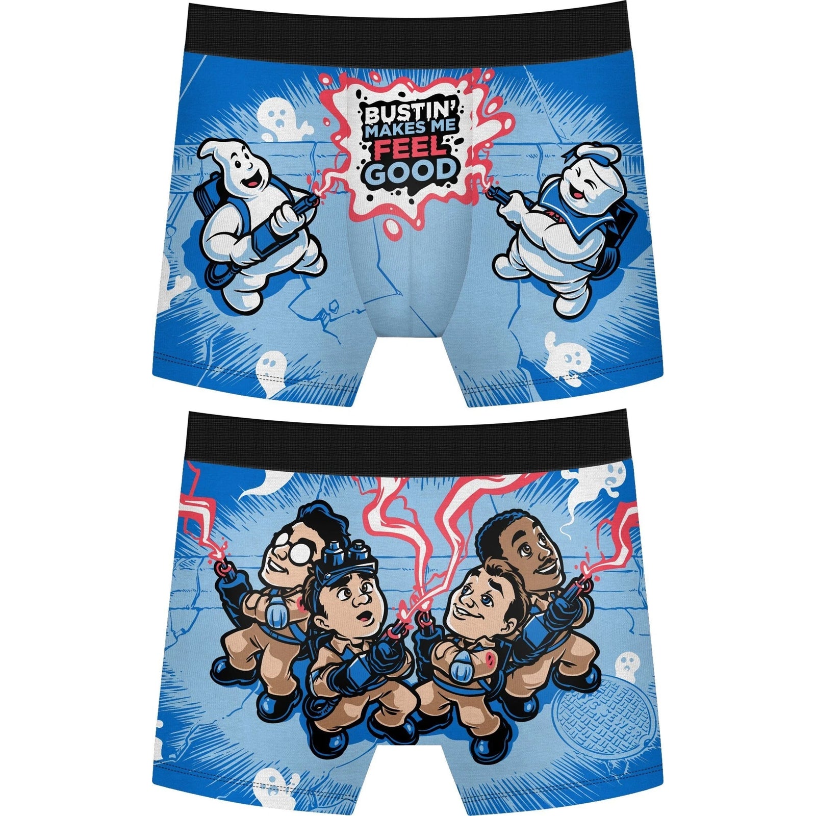 Bustin' Makes Me Feel Good Mens Boxer Briefs-Mens Underwear-Scarlett Dawn