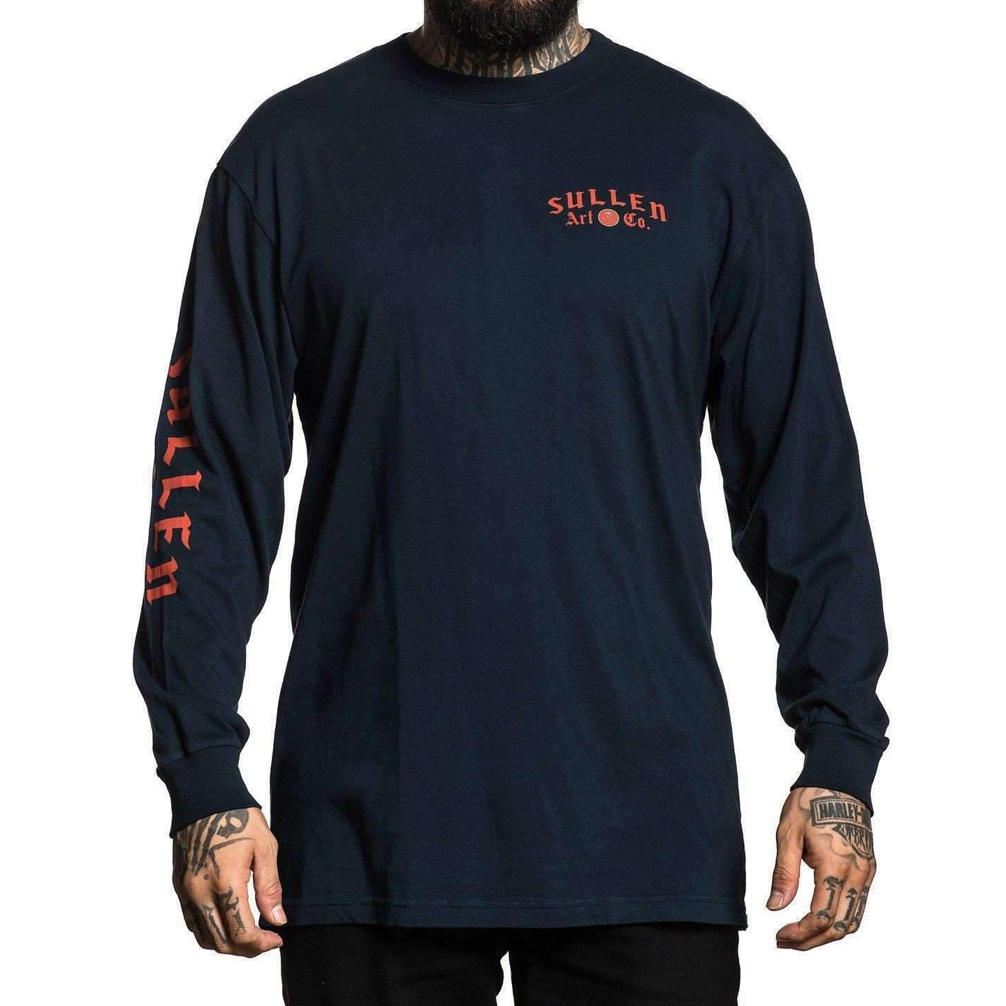 Bydin Standard Fit Long Sleeve Shirt-Mens Jumpers, Hoodies & Long Sleeves-Scarlett Dawn
