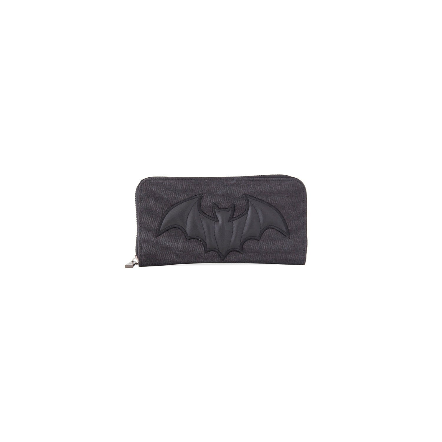Canvas Bat Womens Wallet-Womens Handbags, Purses & Wallets-Scarlett Dawn