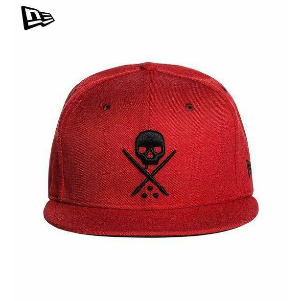 Carmine Snapback Cap-Mens Beanies, Hats & Snapback Caps-Scarlett Dawn