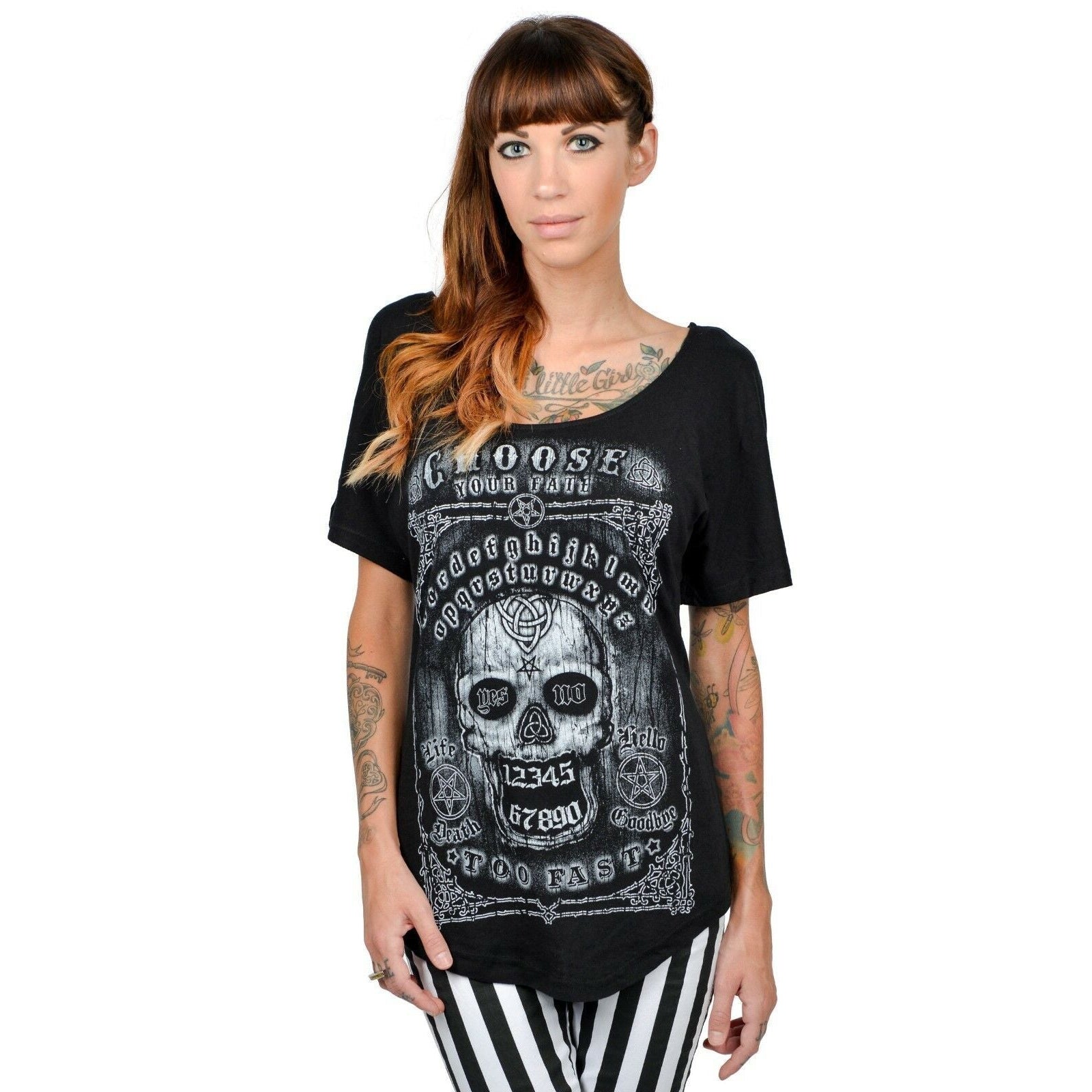 Choose Fate Scoop Neck Top-Womens Tops-Scarlett Dawn