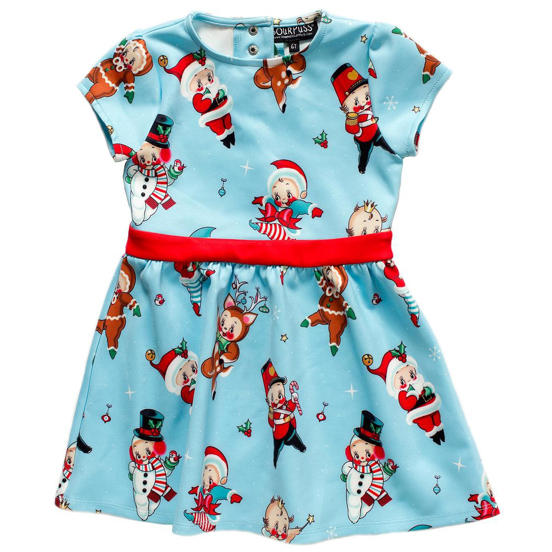 Christmas Cupies Girls/Kids Dress-Baby, Toddler And Kids-Scarlett Dawn