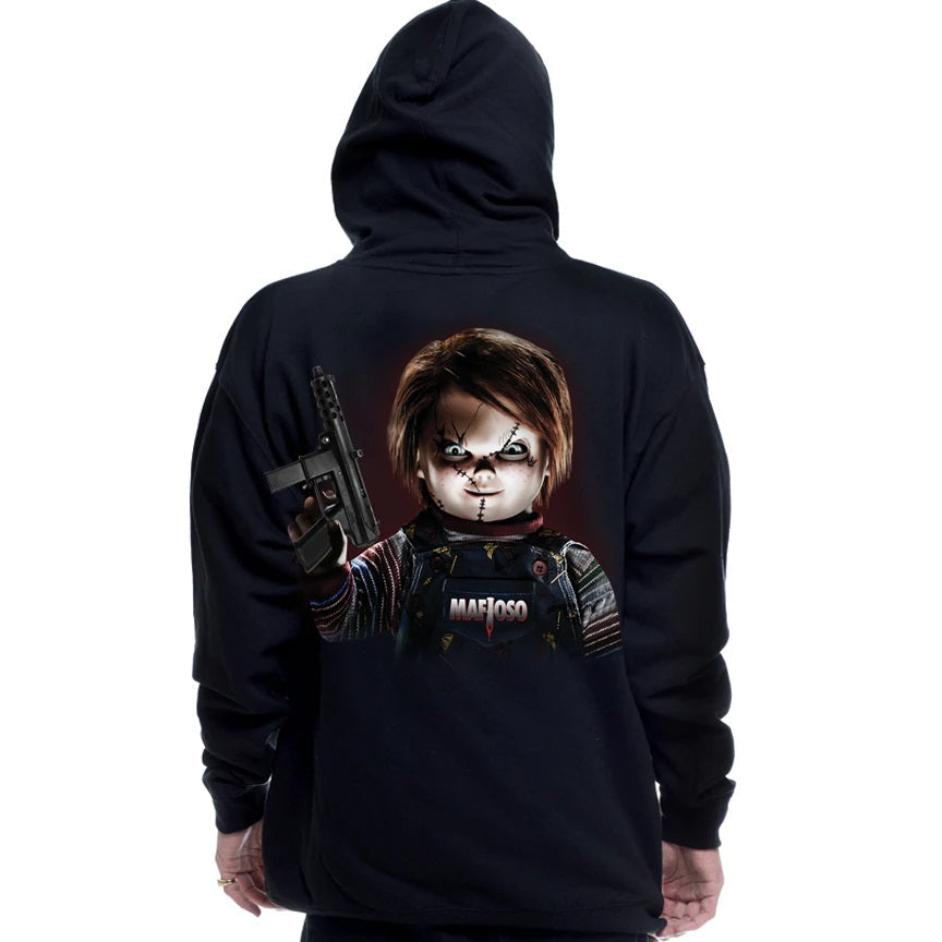 Chucky Mens Hoodie-Mens Jumpers, Hoodies & Long Sleeves-Scarlett Dawn
