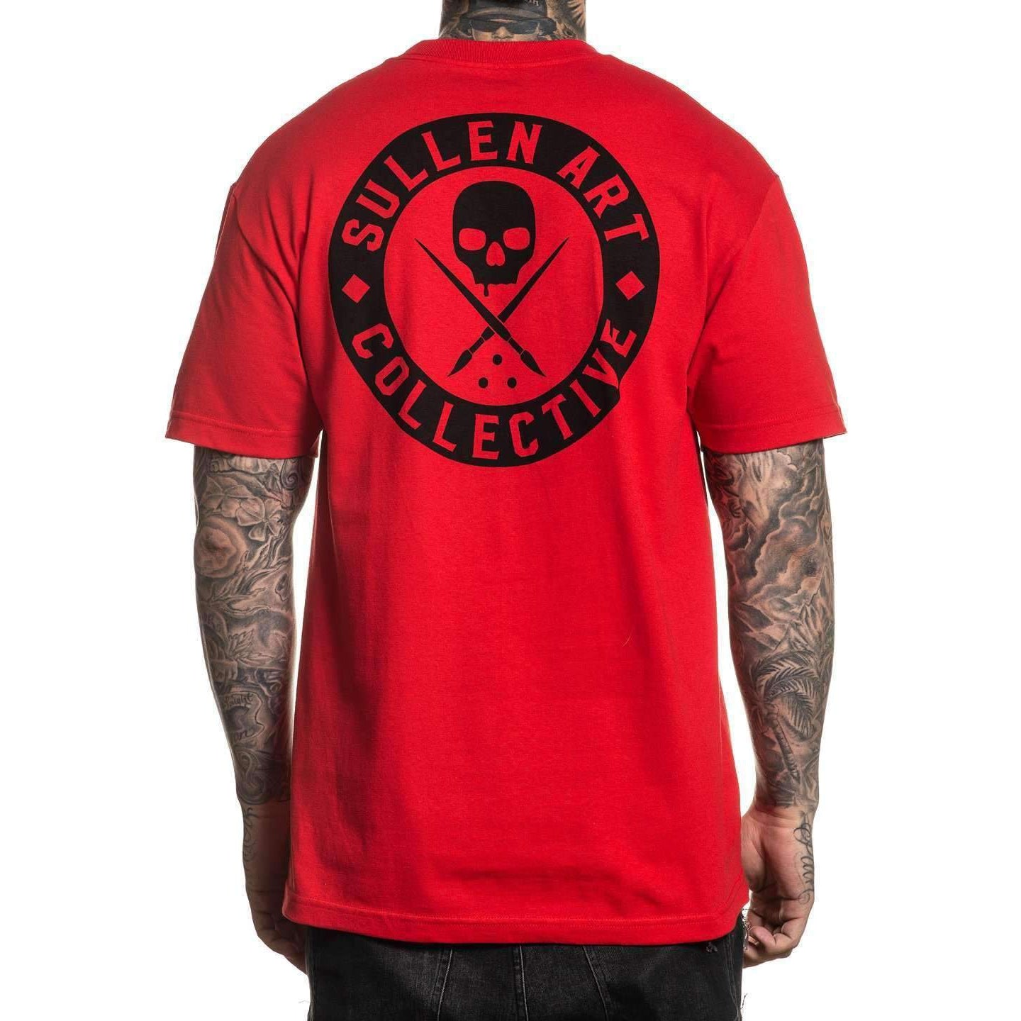 Classic Badge Red Standard Fit Mens T-Shirt-Mens T-Shirts & Tanks-Scarlett Dawn