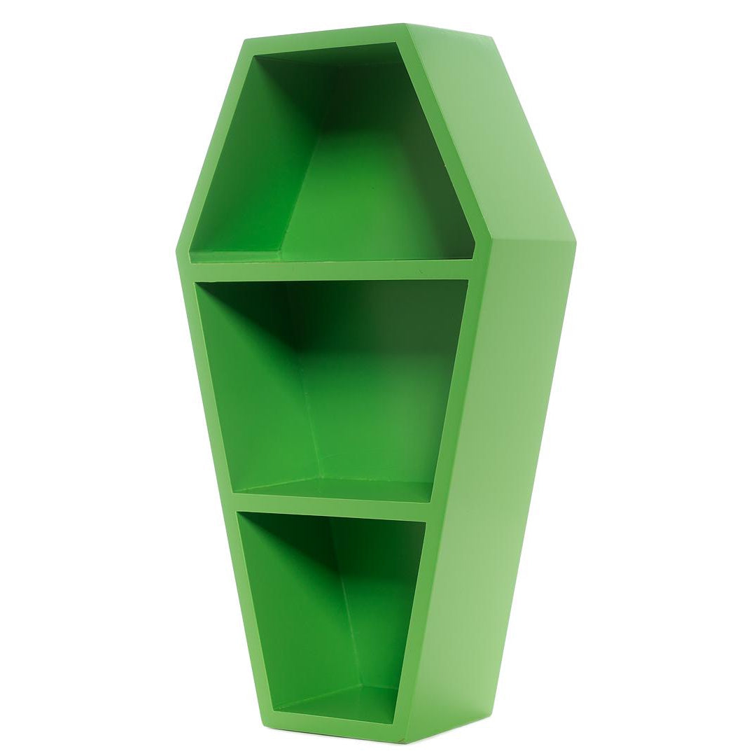 Coffin Shelf Green-Coffin Shelves-Scarlett Dawn