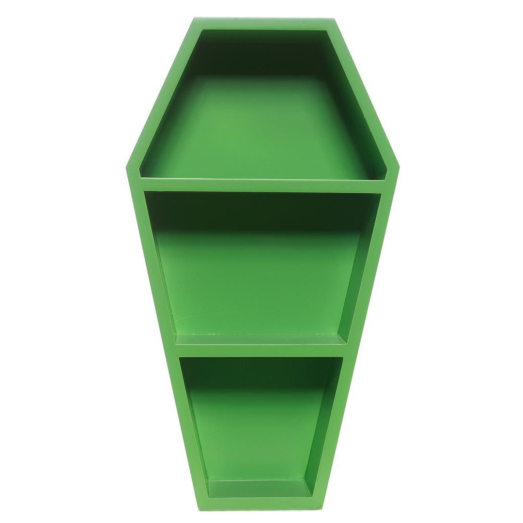 Coffin Shelf Green-Coffin Shelves-Scarlett Dawn