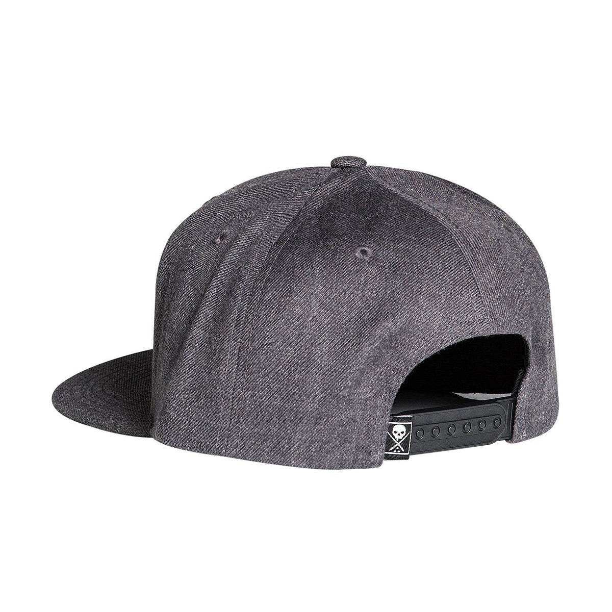 Collective Grey Snapback Cap-Mens Beanies, Hats &amp; Snapback Caps-Scarlett Dawn