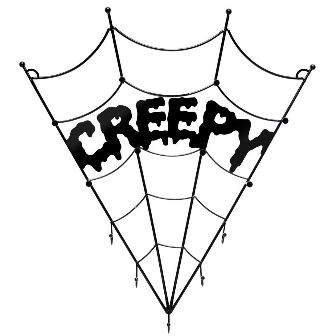 Creepy Metal Wall Display-Wall Shelves-Scarlett Dawn