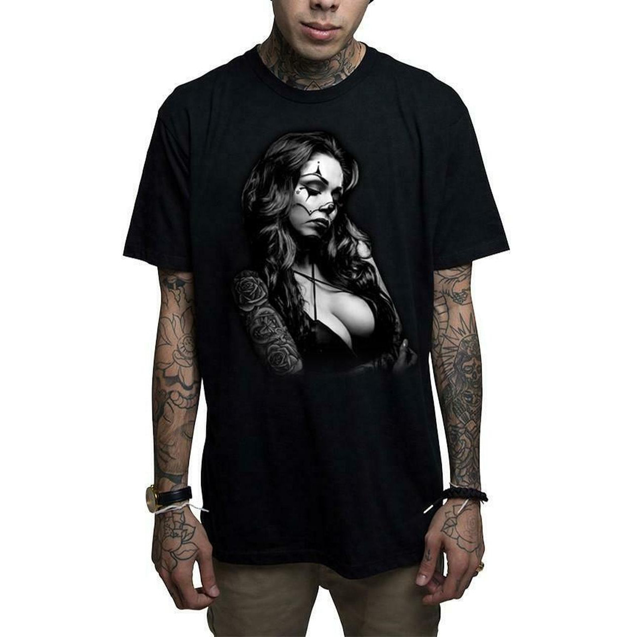 Cry Later Black Mens T-Shirt-Mens T-Shirts & Tanks-Scarlett Dawn