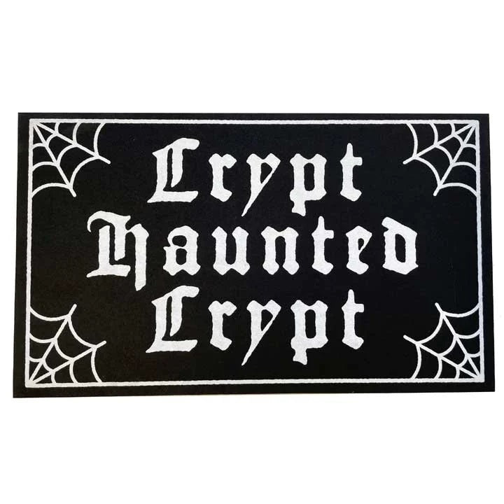 Crypt Haunted Crypt Door Mat-Rugs &amp; Mats-Scarlett Dawn