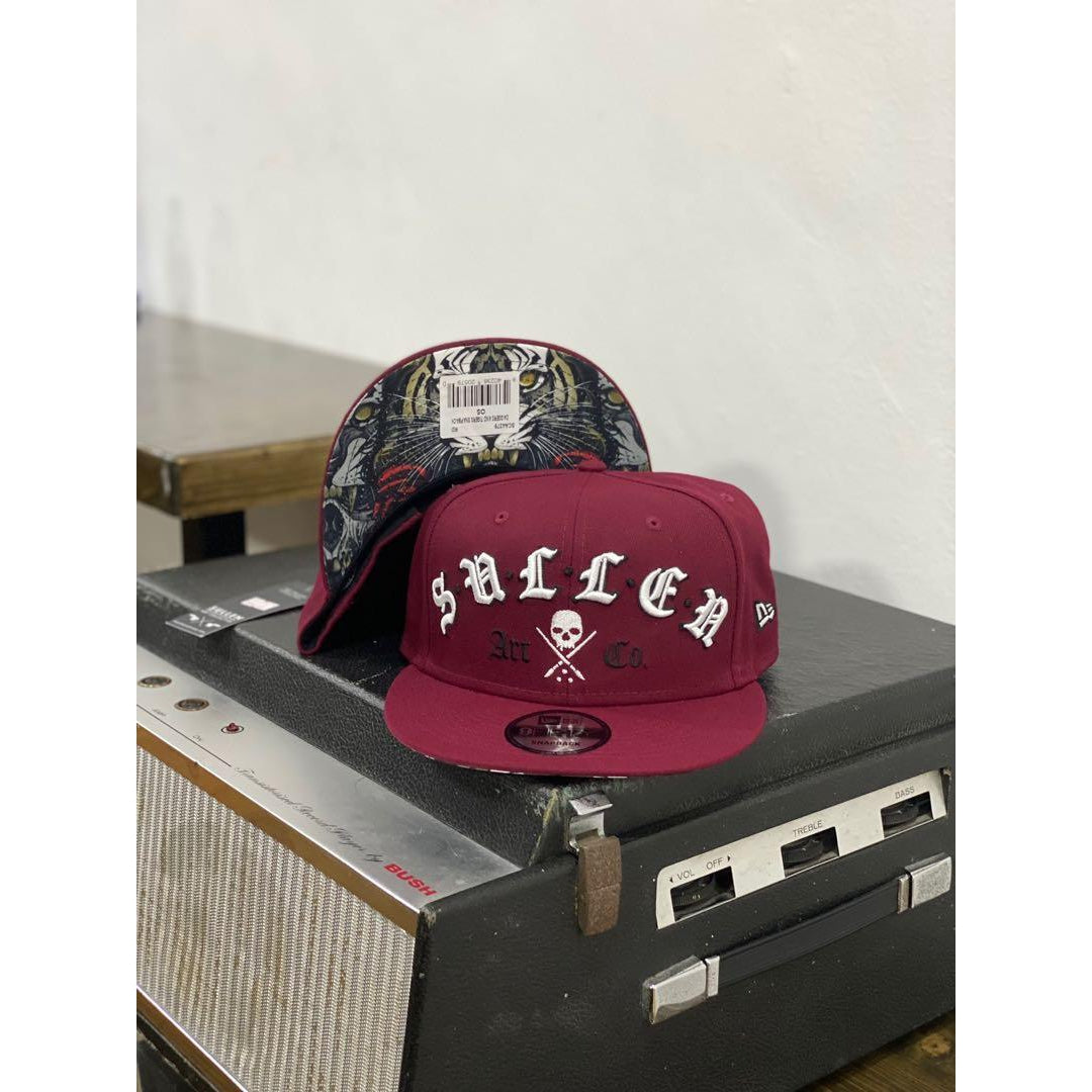 Daggers And Tigers Snapback Cap-Mens Beanies, Hats & Snapback Caps-Scarlett Dawn