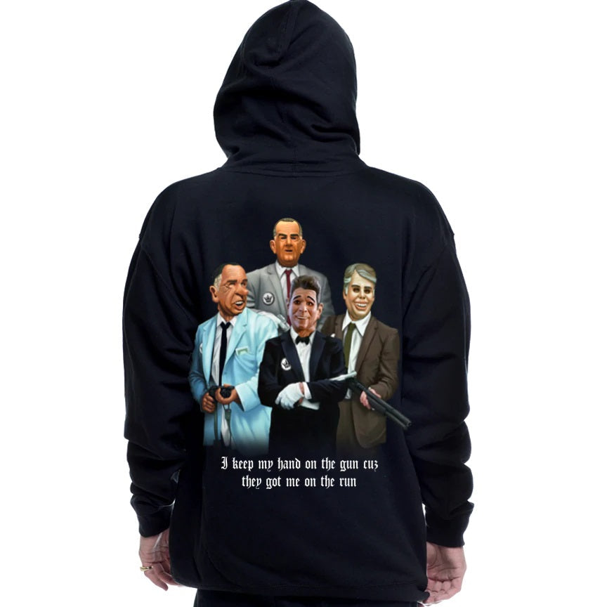 Dead Prez Black Mens Hoodie-Mens Jumpers, Hoodies & Long Sleeves-Scarlett Dawn