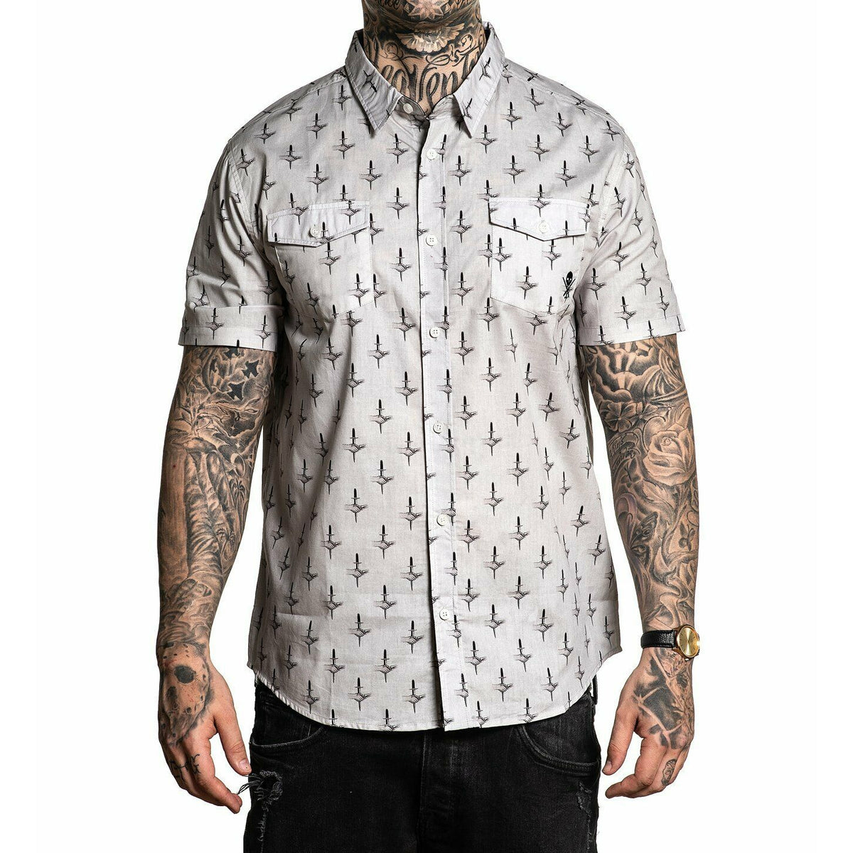 Deal Breaker Button Up Shirt-Mens Casual Shirts-Scarlett Dawn