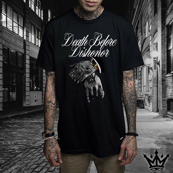 Death B4 Dishonor Mens T-Shirt-Mens T-Shirts & Tanks-Scarlett Dawn