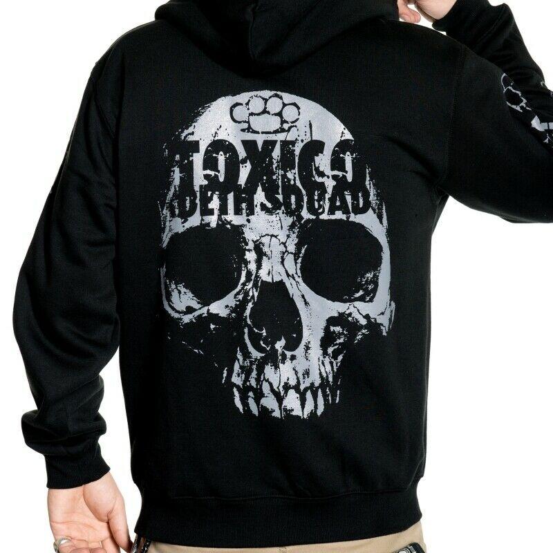 Death Squad Mens Zipped Hoodie-Mens Jumpers, Hoodies & Long Sleeves-Scarlett Dawn