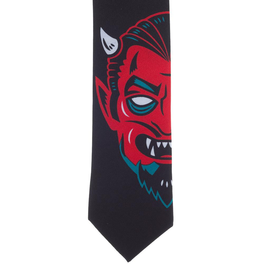 Devil Mens Tie-Mens Ties-Scarlett Dawn