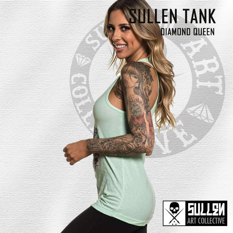 Diamond Queen Womens Tank-Womens Tops-Scarlett Dawn