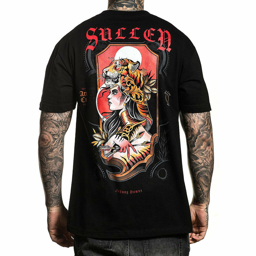 Domus Tiger Standard Fit Mens T-Shirt-Mens T-Shirts & Tanks-Scarlett Dawn