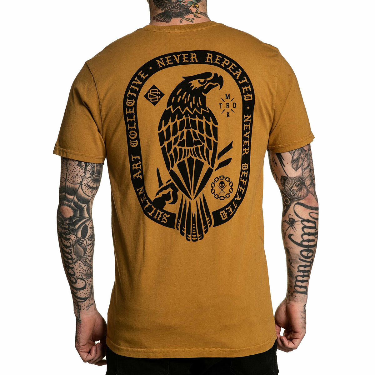 Eagle Strong Premium Fit Mens T-Shirt-Mens T-Shirts &amp; Tanks-Scarlett Dawn