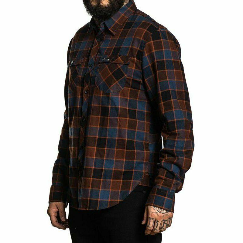 Engelhard Button Up Long Sleeve Shirt-Mens Jumpers, Hoodies & Long Sleeves-Scarlett Dawn