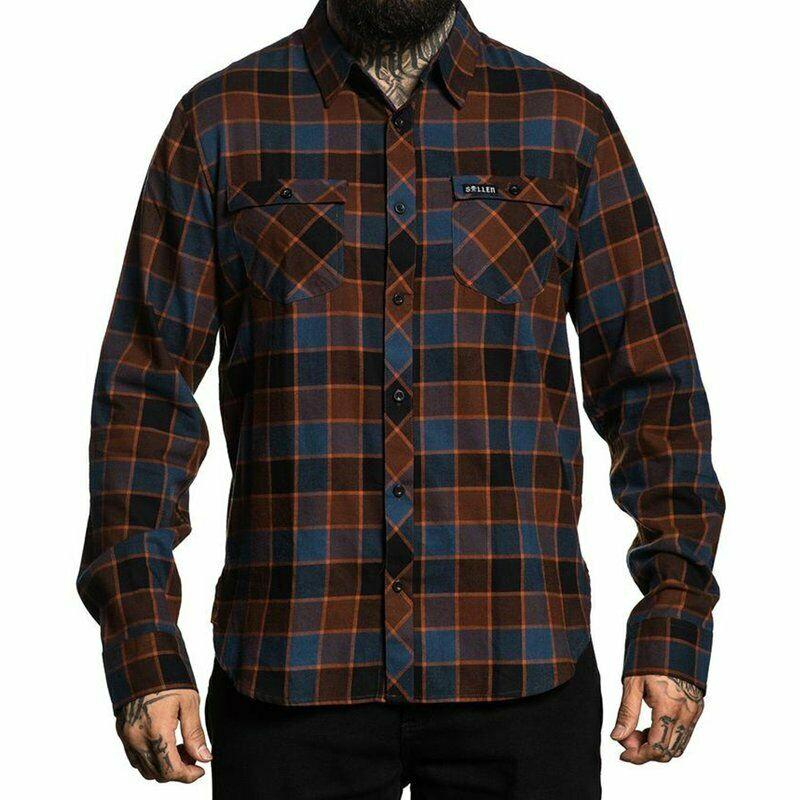 Engelhard Button Up Long Sleeve Shirt-Mens Jumpers, Hoodies & Long Sleeves-Scarlett Dawn
