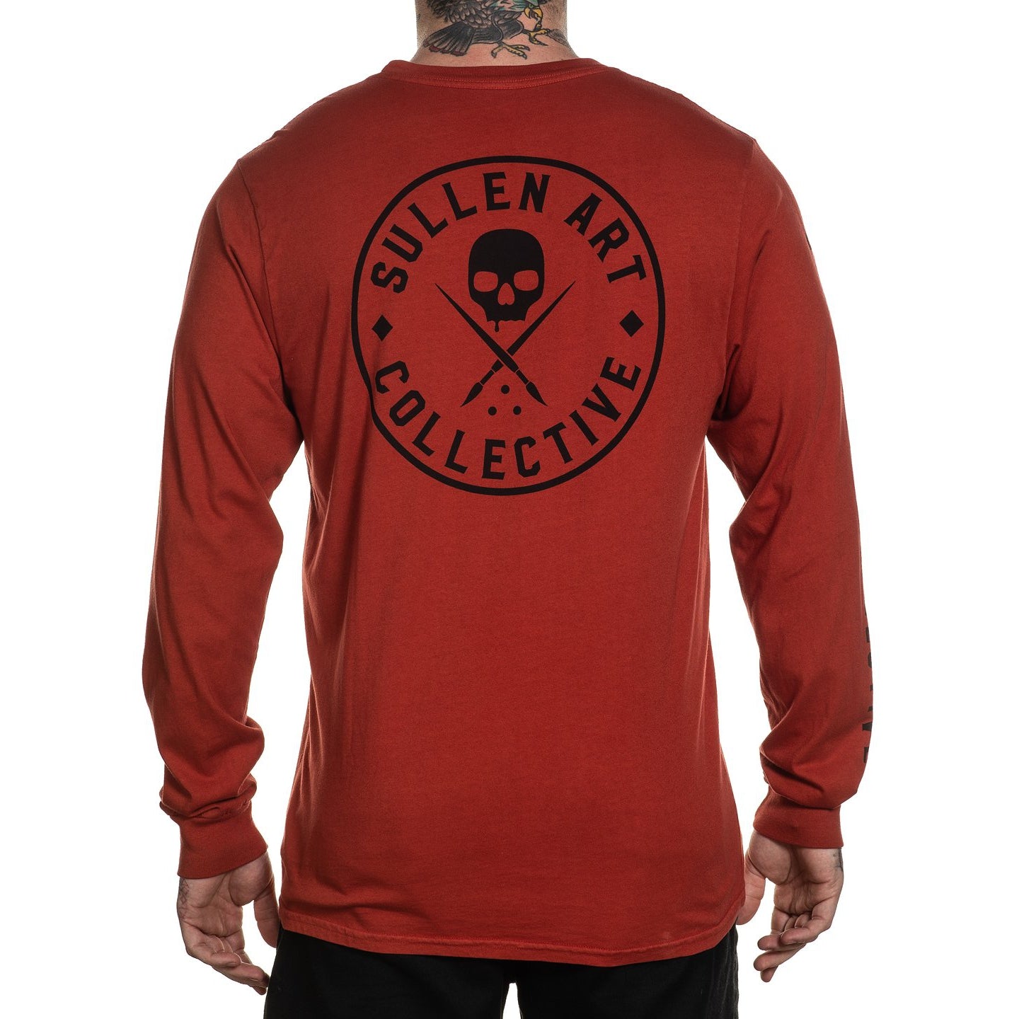 Ever Terracotta Premium Long Sleeve Shirt-Mens Jumpers, Hoodies & Long Sleeves-Scarlett Dawn