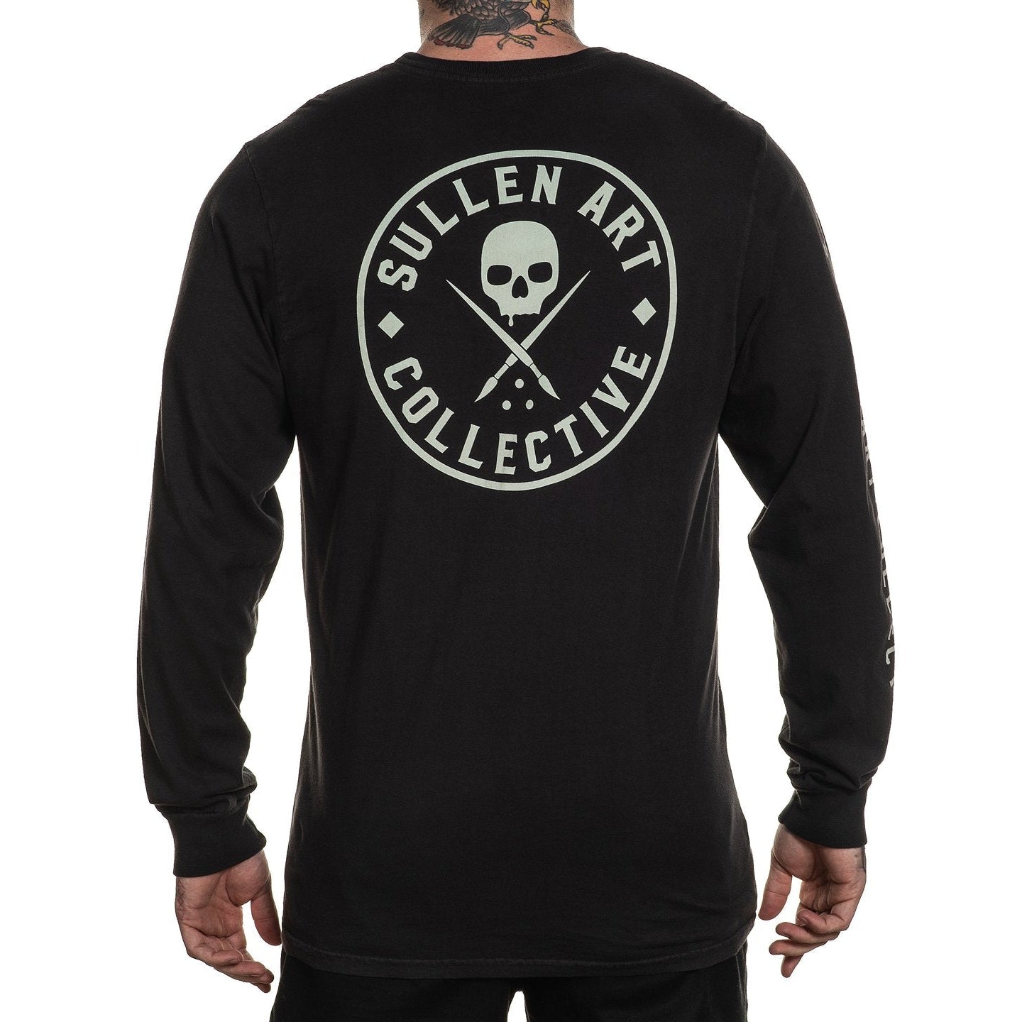 Ever Vintage Black Premium Long Sleeve Shirt-Mens Jumpers, Hoodies & Long Sleeves-Scarlett Dawn