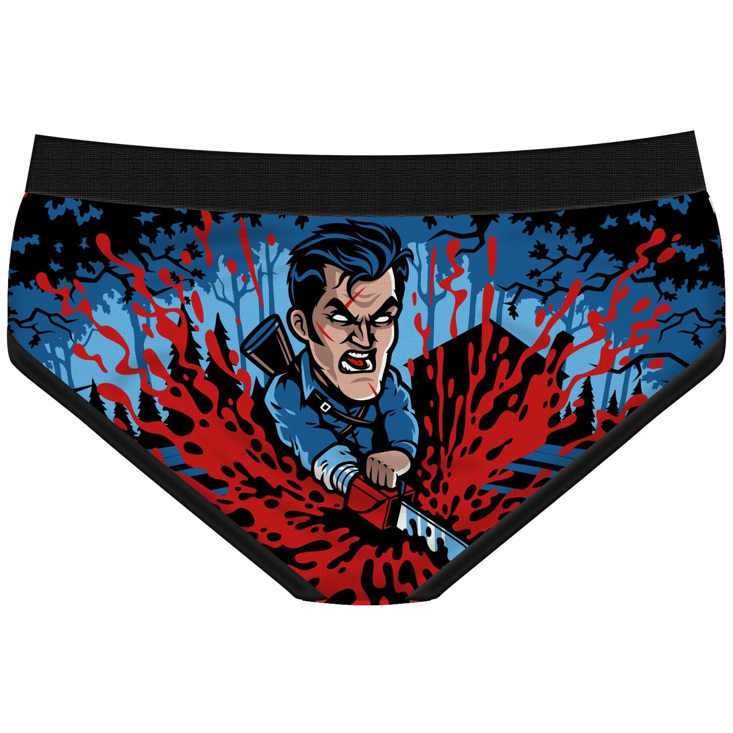 Evil Red Period Panties-Womens Underwear-Scarlett Dawn