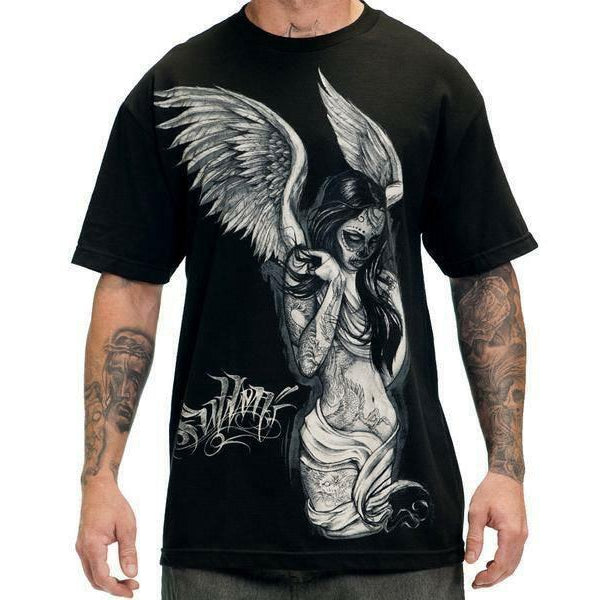 Fallen Angel Standard Fit Mens T-Shirt-Mens T-Shirts & Tanks-Scarlett Dawn